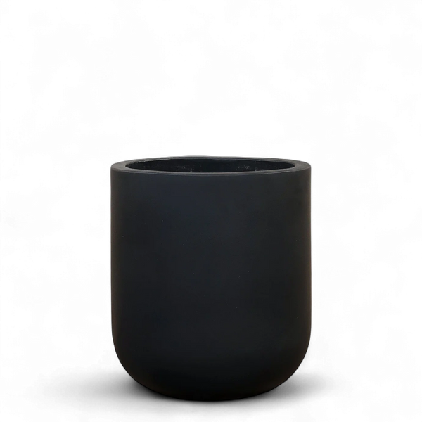 Black Concrete Pot - Small