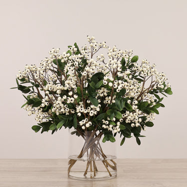 -Berry Arrangement in Glass Vase-Bloomr