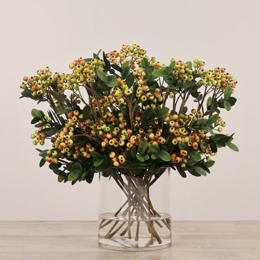 -Berry Arrangement in Glass Vase-Bloomr