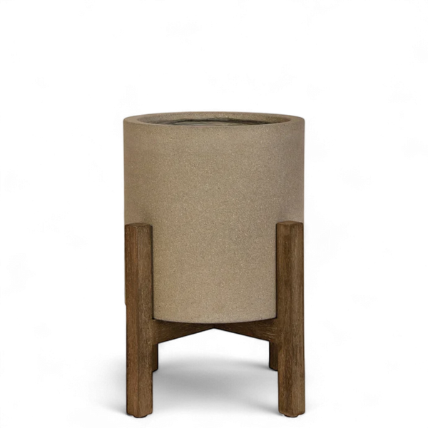 Small Round Ficonstone Tree Pot