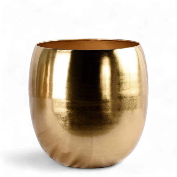 Round Metal Planter Small