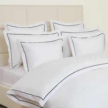 Duvet Covers-Duvet Cover The Premium Hotel Collection 100% Egyptian Cotton 500TC-Bloomr