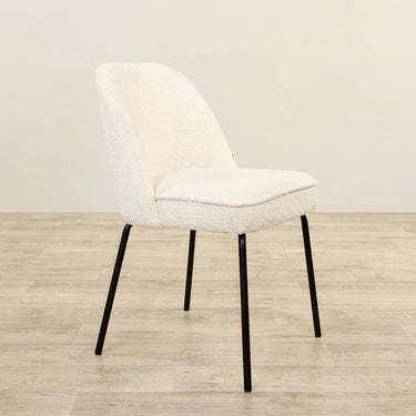 Furniture-Bowie - Bouclé Dining Chair-Bloomr