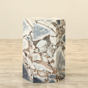 Furniture-Cetona Marble Side Table-Bloomr