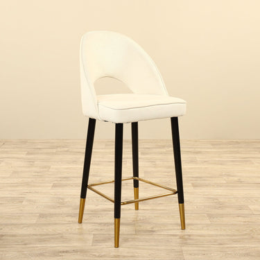 Furniture-Massena - Bouclé Bar Stool-Bloomr