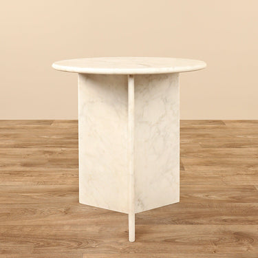 Furniture-Mabel Marble Side Table-Bloomr
