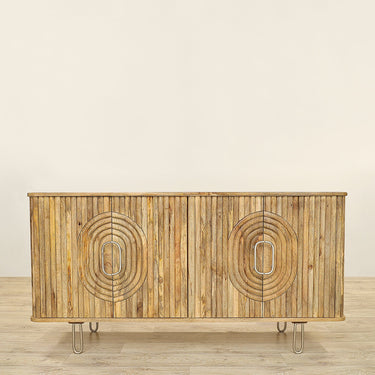 Furniture-Wooden Sideboard / Cabinet-Bloomr