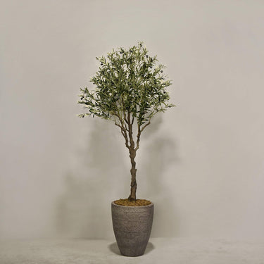 Desginers Collection-Artificial Olive Tree With Pot-Bloomr