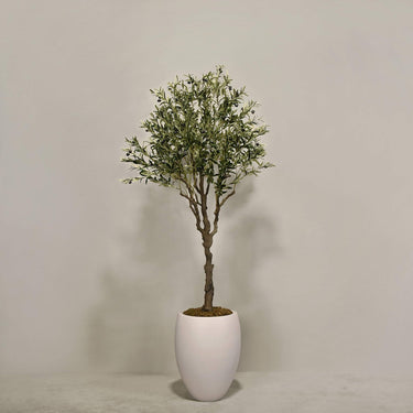 Desginers Collection-Artificial Olive Tree With Pot-Bloomr