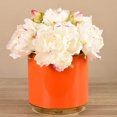 Floral Arrangement-Artificial Peony Arrangement-Bloomr