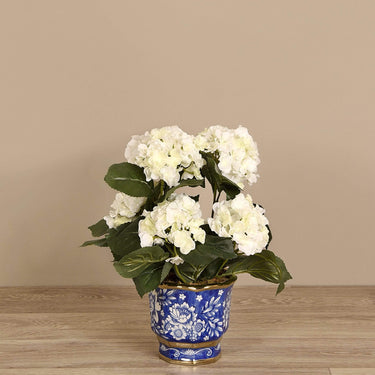 Floral Arrangement-Artificial Hydrangea Arrangement-Bloomr