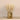 Floral Arrangement-Artificial Pampas Arrangement in Gold Metal Vase-Bloomr