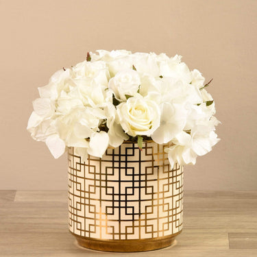 Floral Arrangement-Artificial Mixed Flower Arrangement-Bloomr