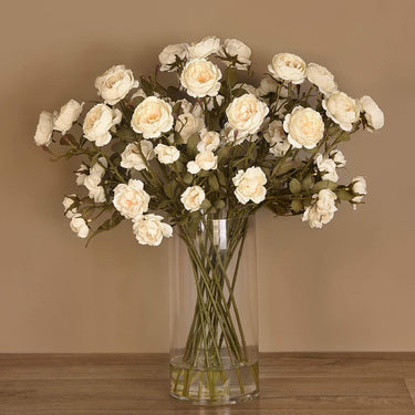 Flowers-Rose Arrangement in Glass Vase-Bloomr
