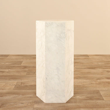 Furniture-Sebastian Marble Side Table-Bloomr