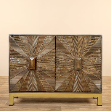 Furniture-Wooden Sideboard / Cabinet-Bloomr