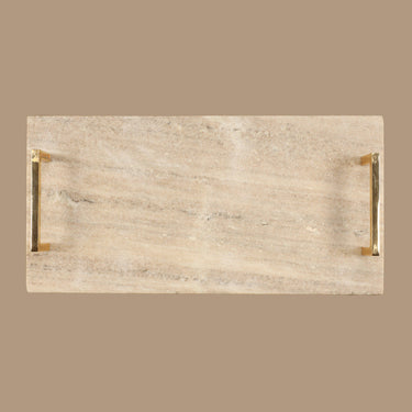 Marble Decor-Plain Onyx Marble Tray-Bloomr