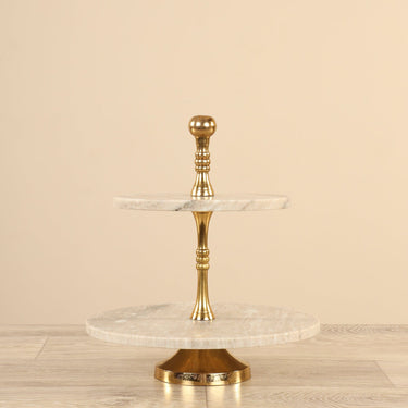 Marble Decor-Tier Onyx Marble Cake Stand-Bloomr