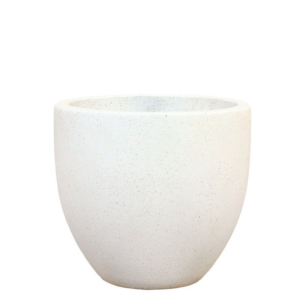 White Terrazzo Pot - Medium