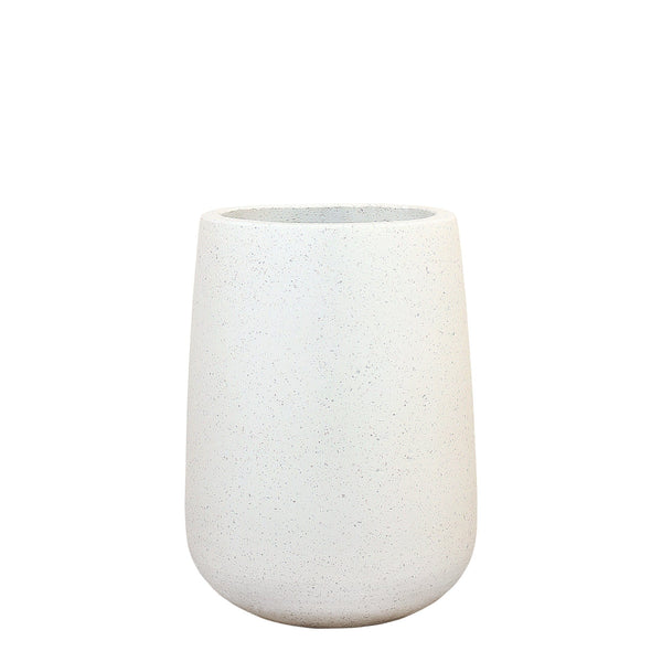 White Terrazzo Pot - Medium