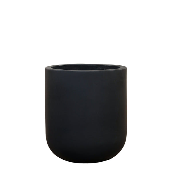 Black Concrete Pot - Small
