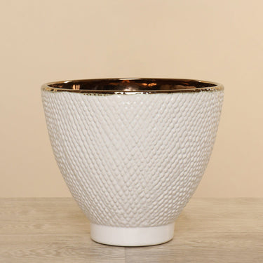 Vases-Round Ceramic Pot-Bloomr