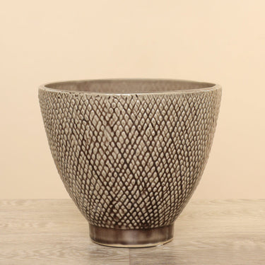 Vases-Round Ceramic Pot-Bloomr