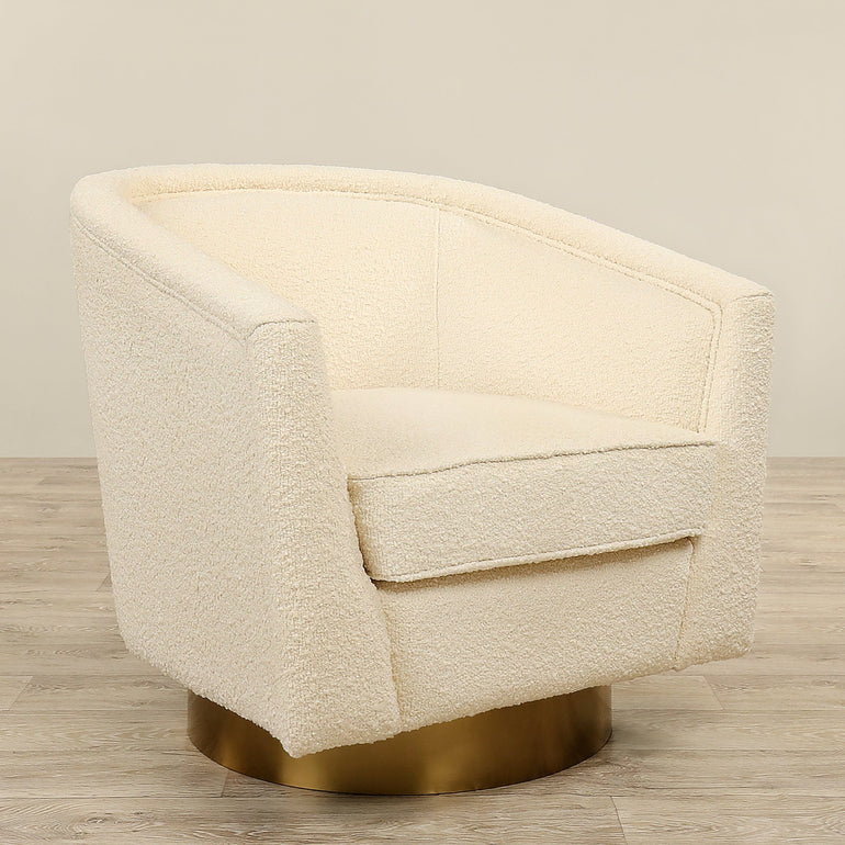 Brooks Swivel Armchair Lounge Chair