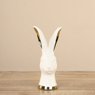 Accessories-Ceramic Rabbit Head Décor-Bloomr