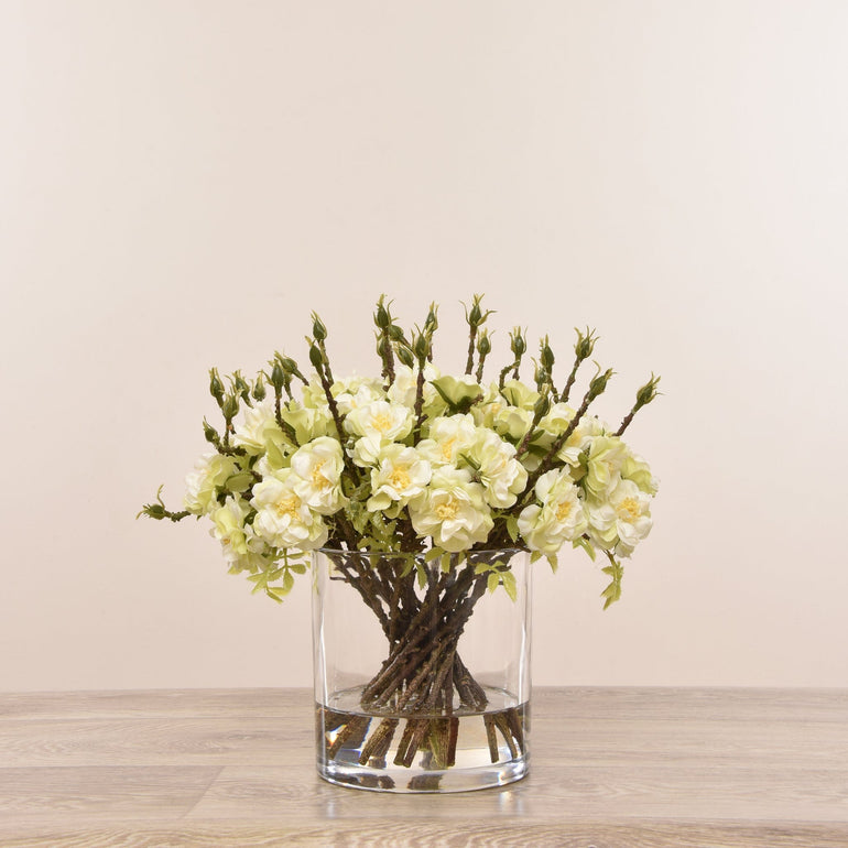 2 sizes Artificial Wild Rose Arrangement