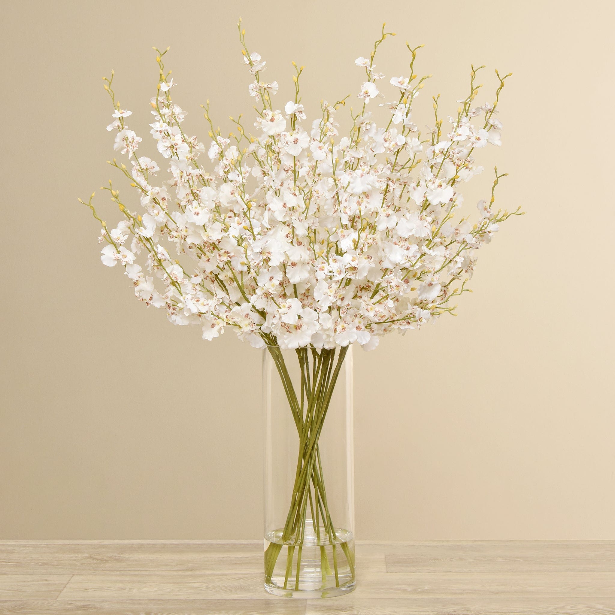 Dancing Orchid Arrangement in Glass Vase Bloomr