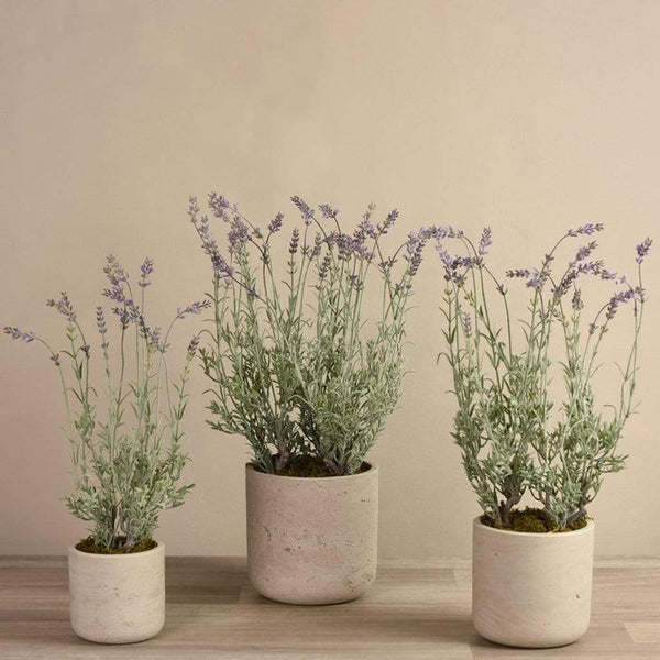artificial potted lavender plant Flowers-Artificial Potted Lavender-Bloomr
