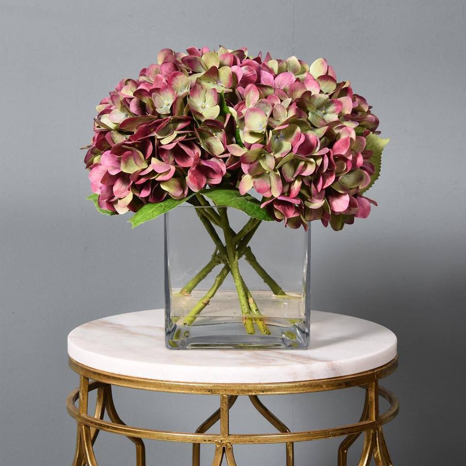 Fake Hydrangea Arrangement