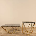 Luca <br> Marble Side Table - Bloomr