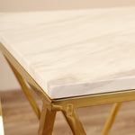 Luca <br> Marble Side Table - Bloomr